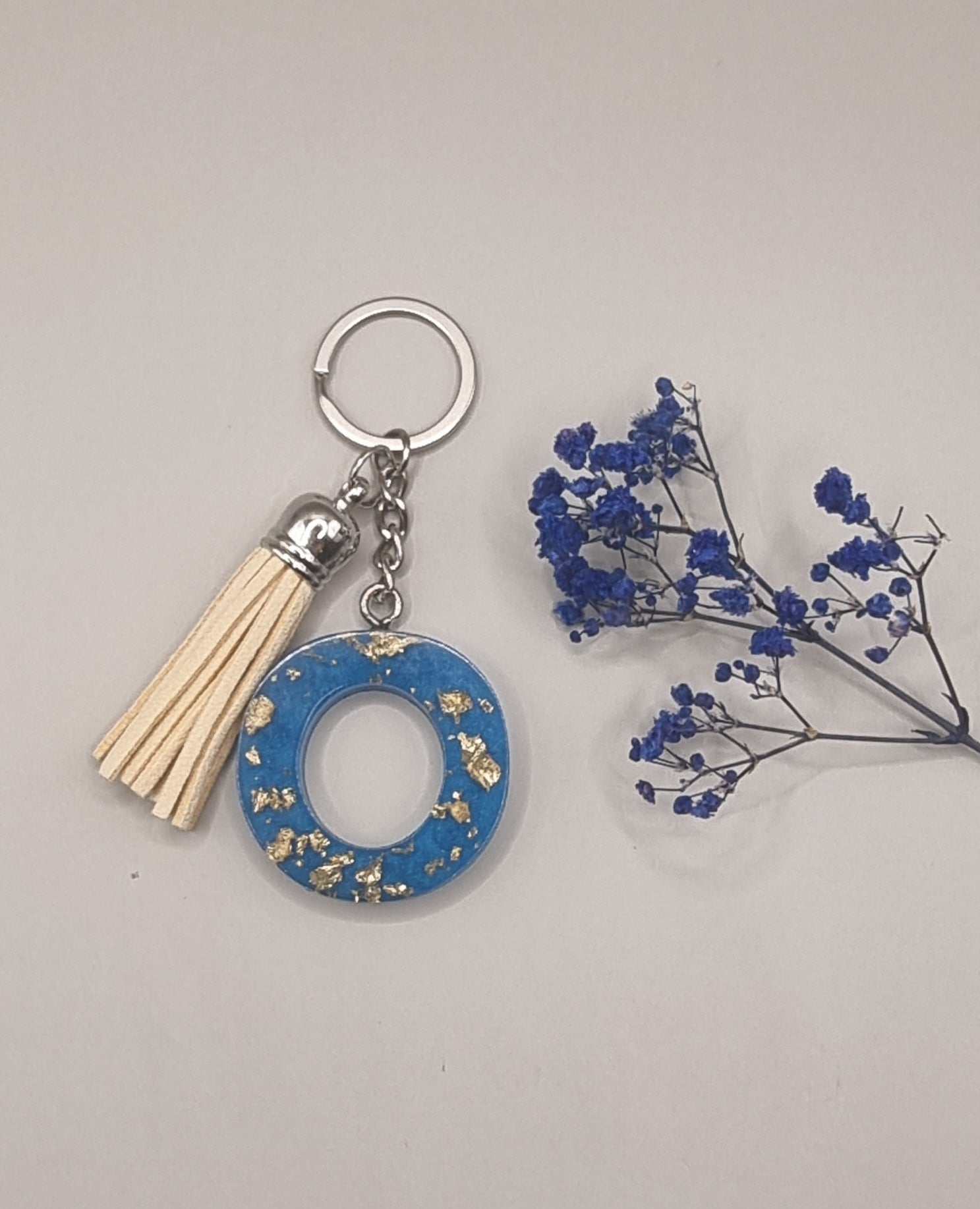 Initial O Keychain