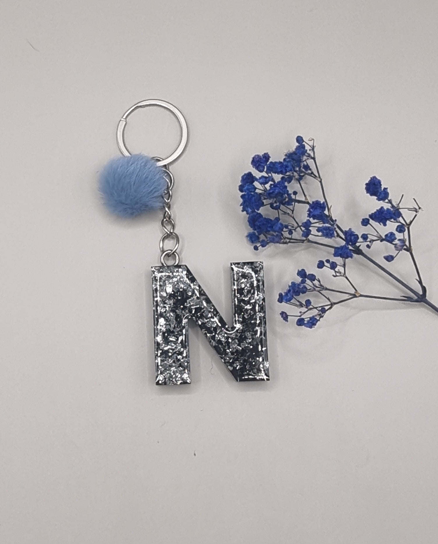 Initial N Keychain
