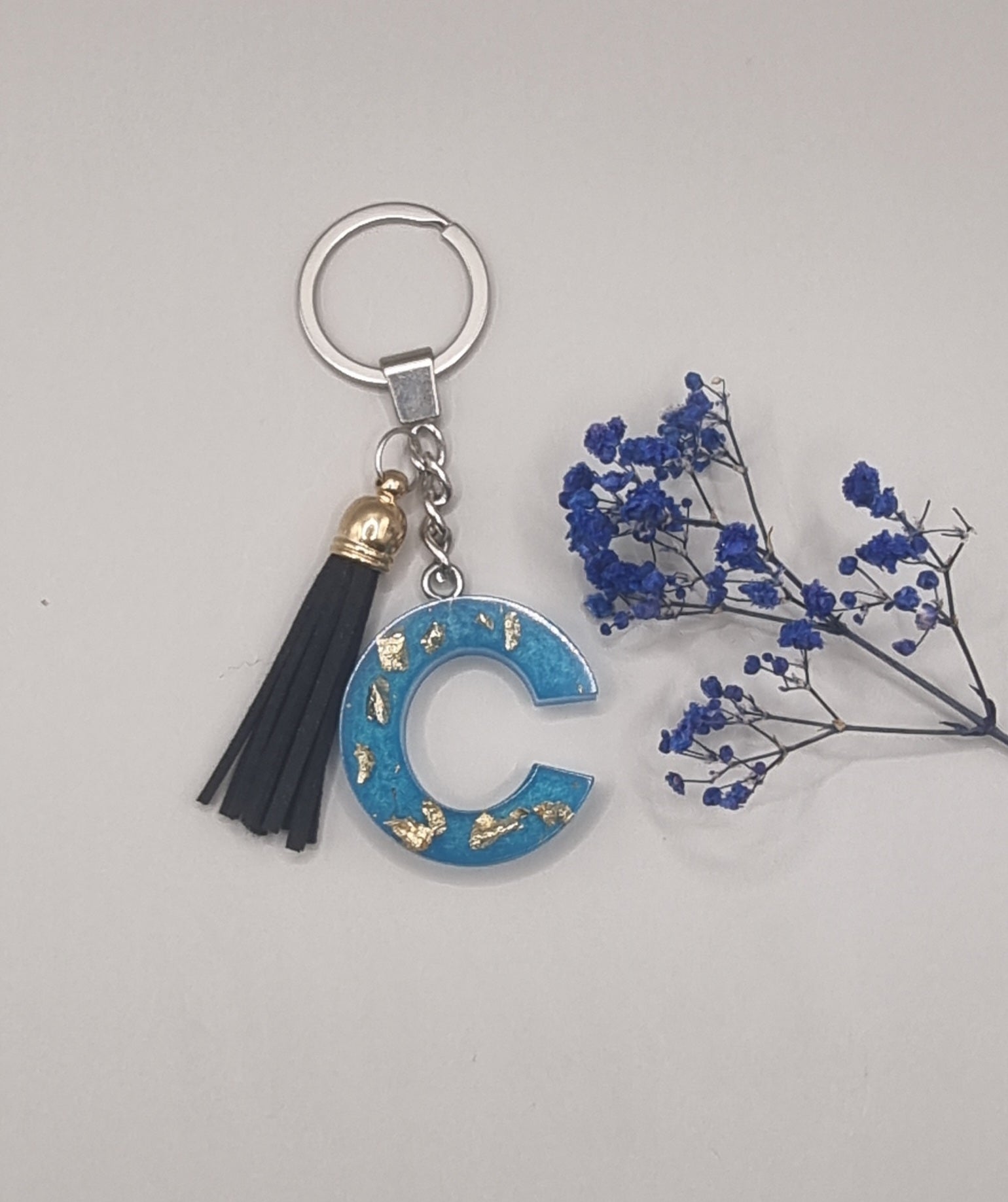 Initial C Keychain