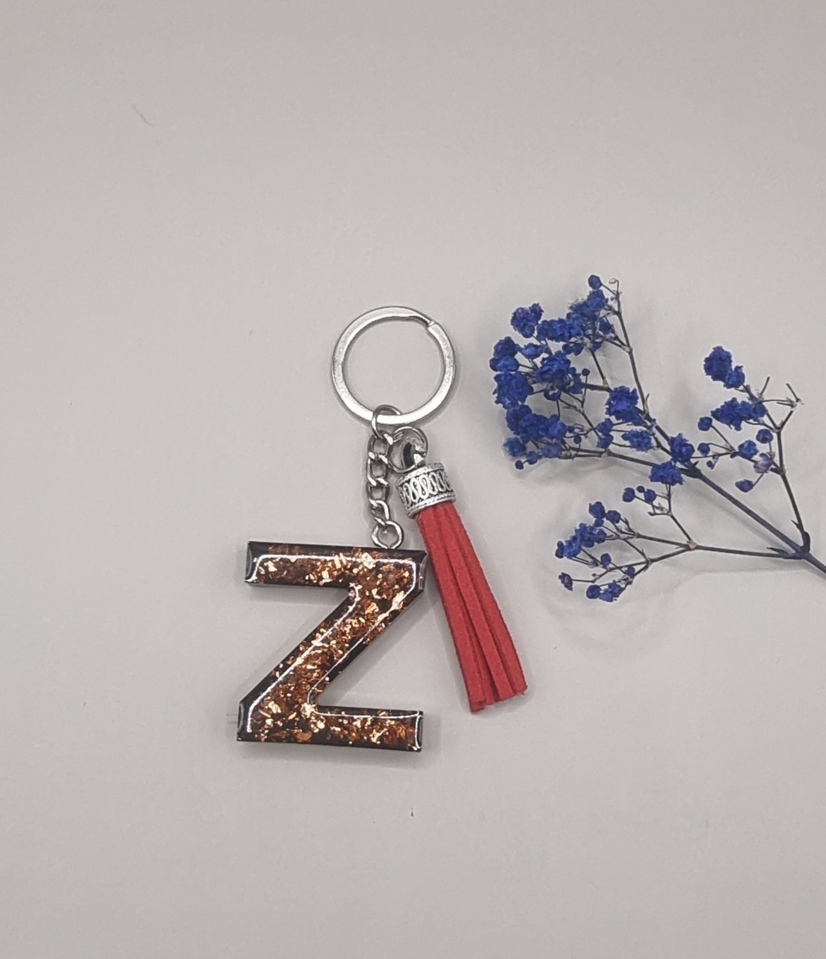 Initial Z Keychain