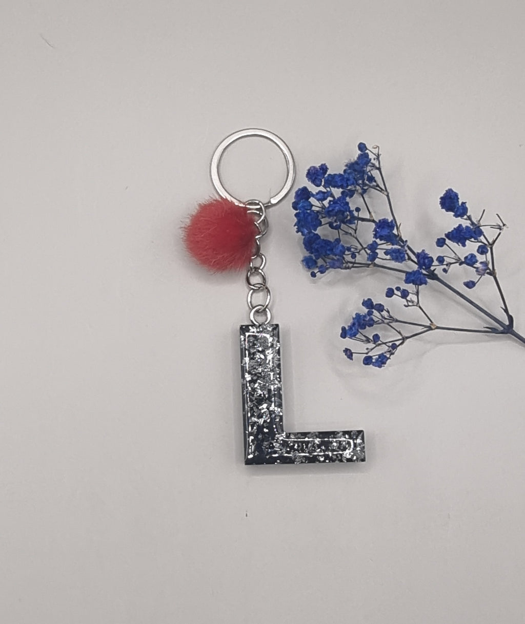 Initial L Keychain