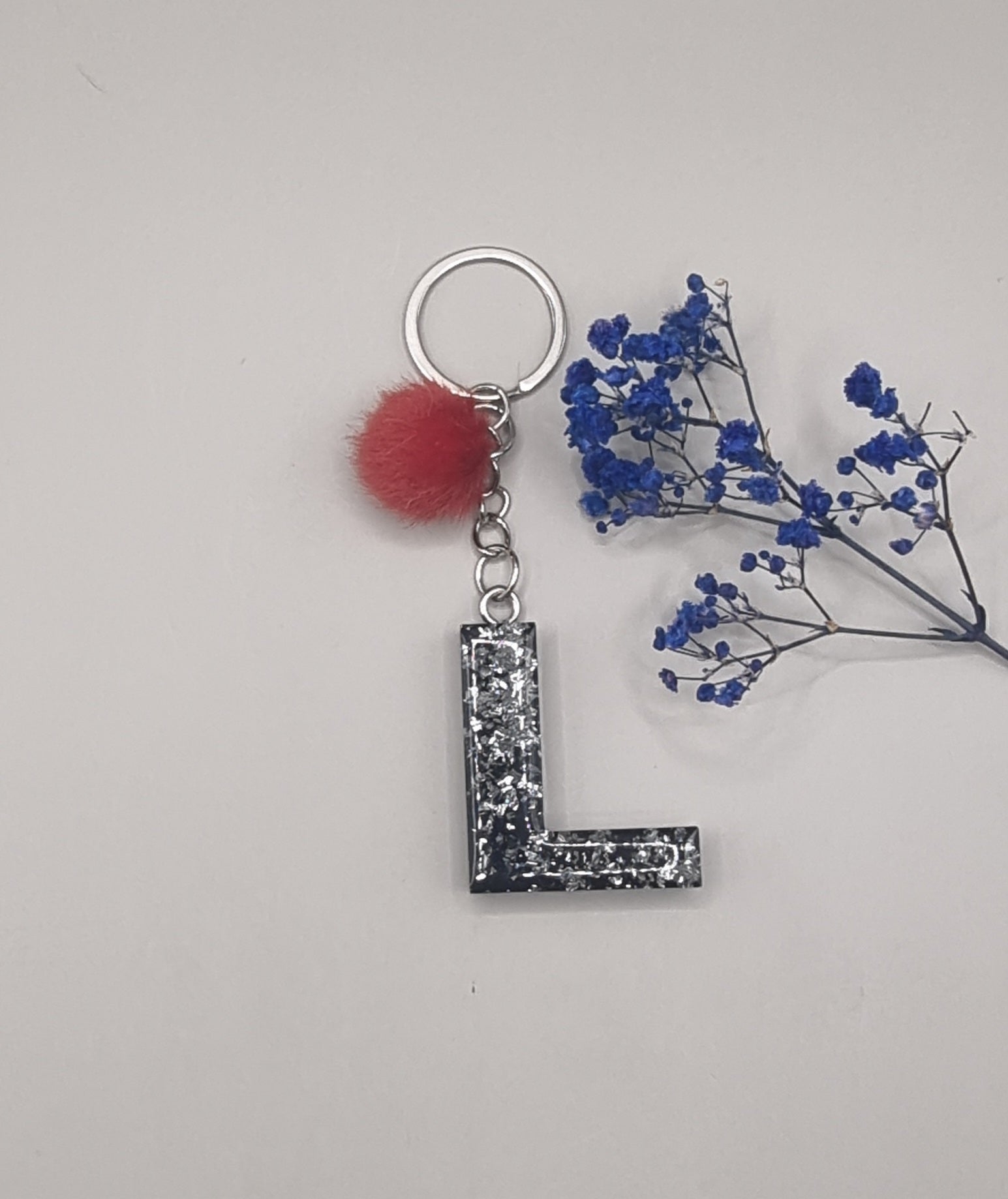 Initial L Keychain