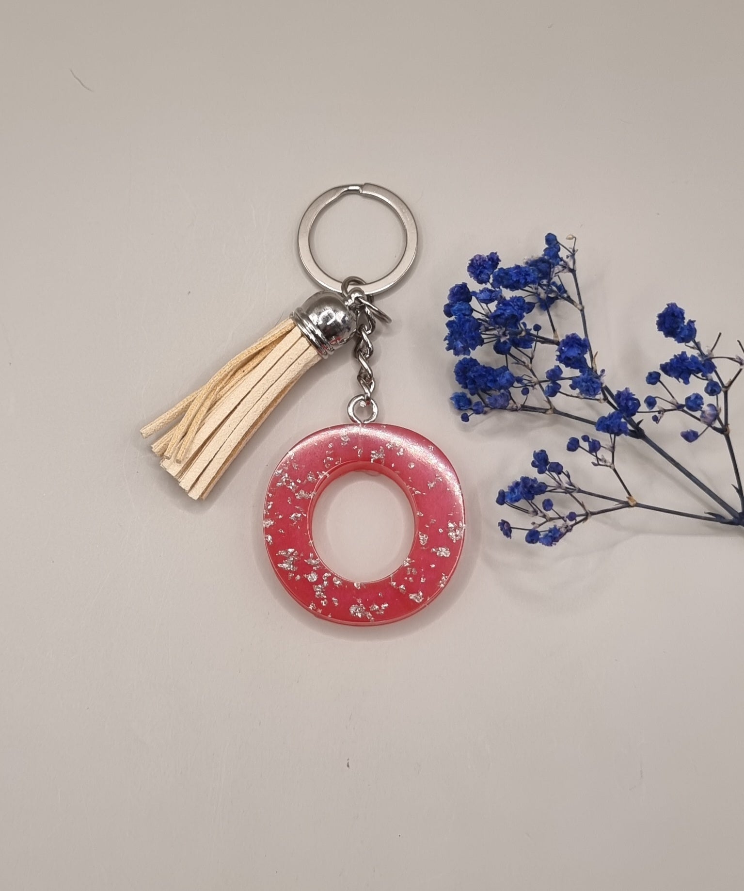 Initial O Keychain
