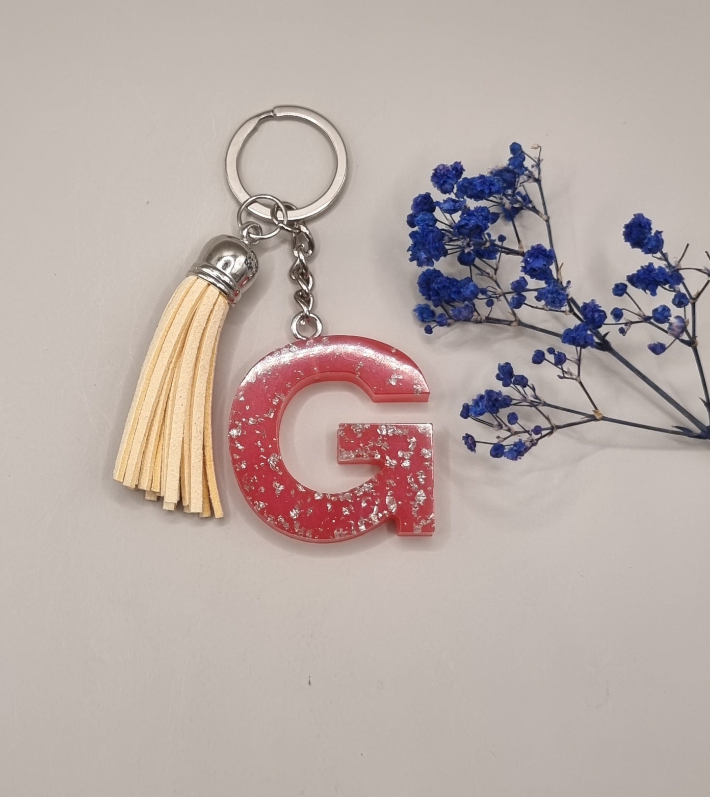 Initial Q Keychain