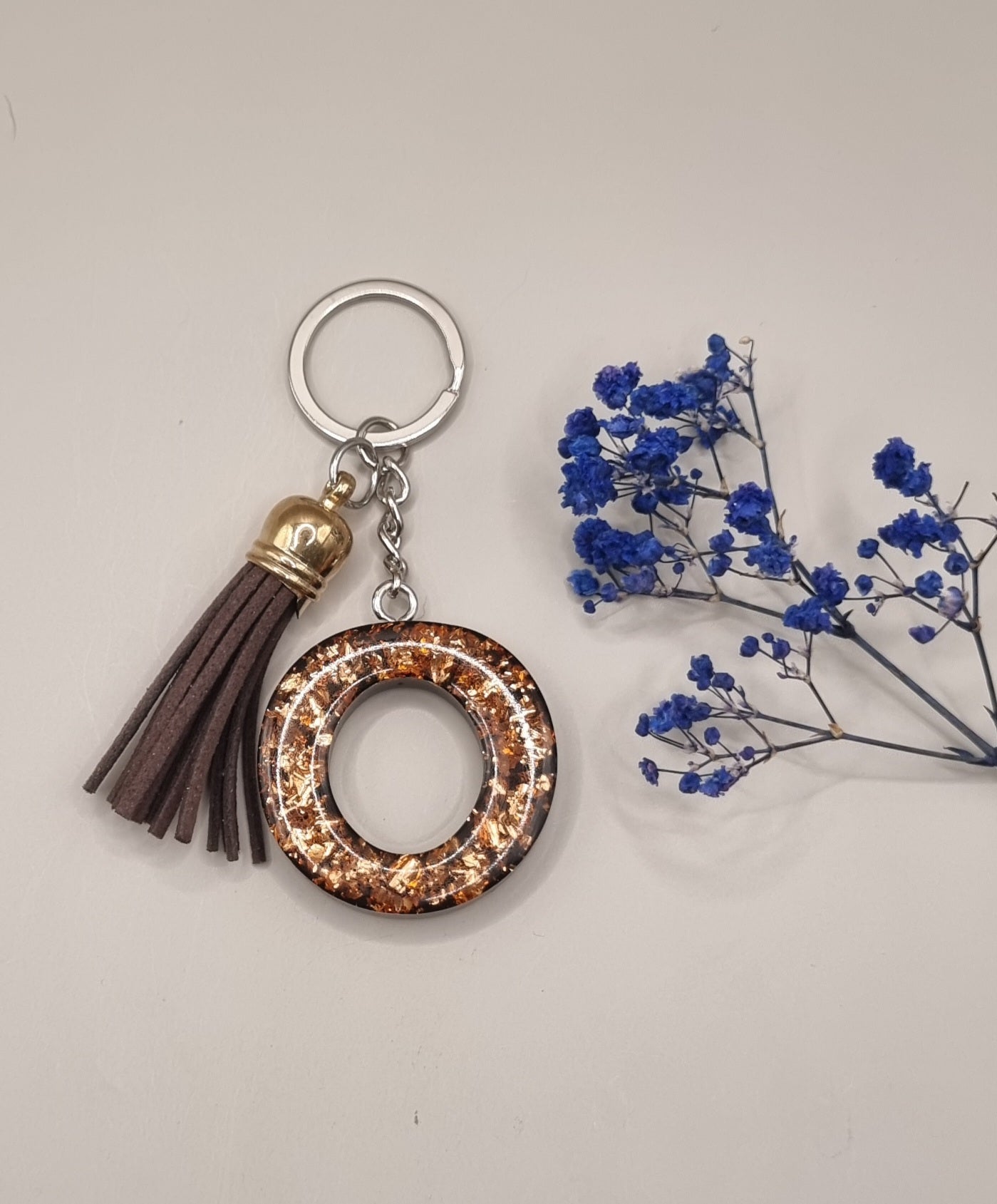 Initial O Keychain