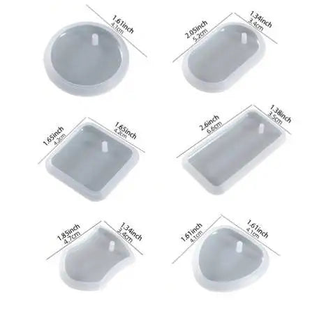 Pendent Mold Set - 6 Piece