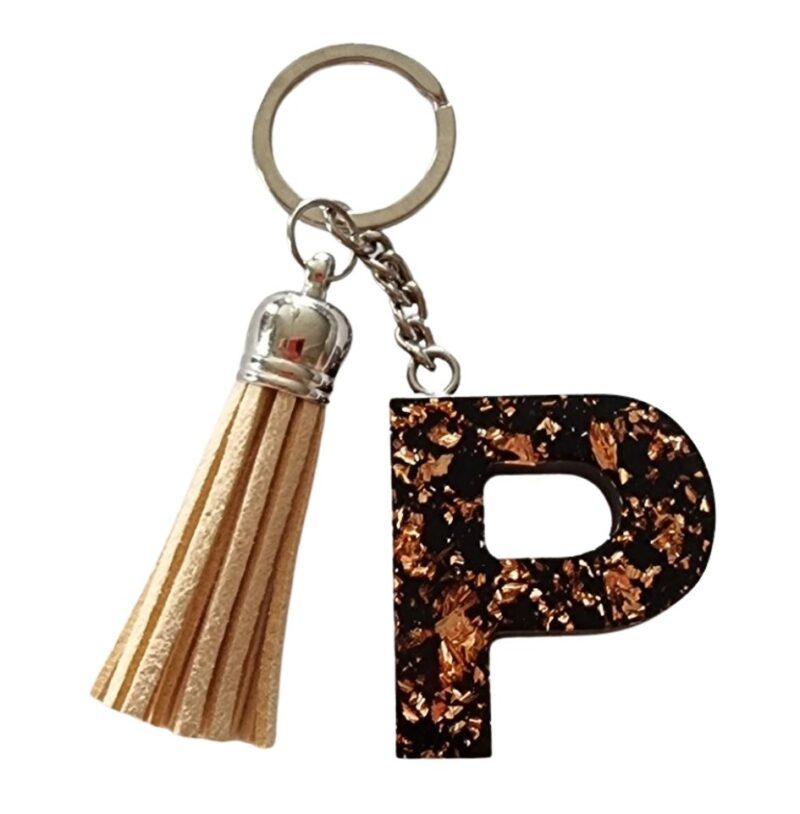 Initial Keychain Copper - Image 8