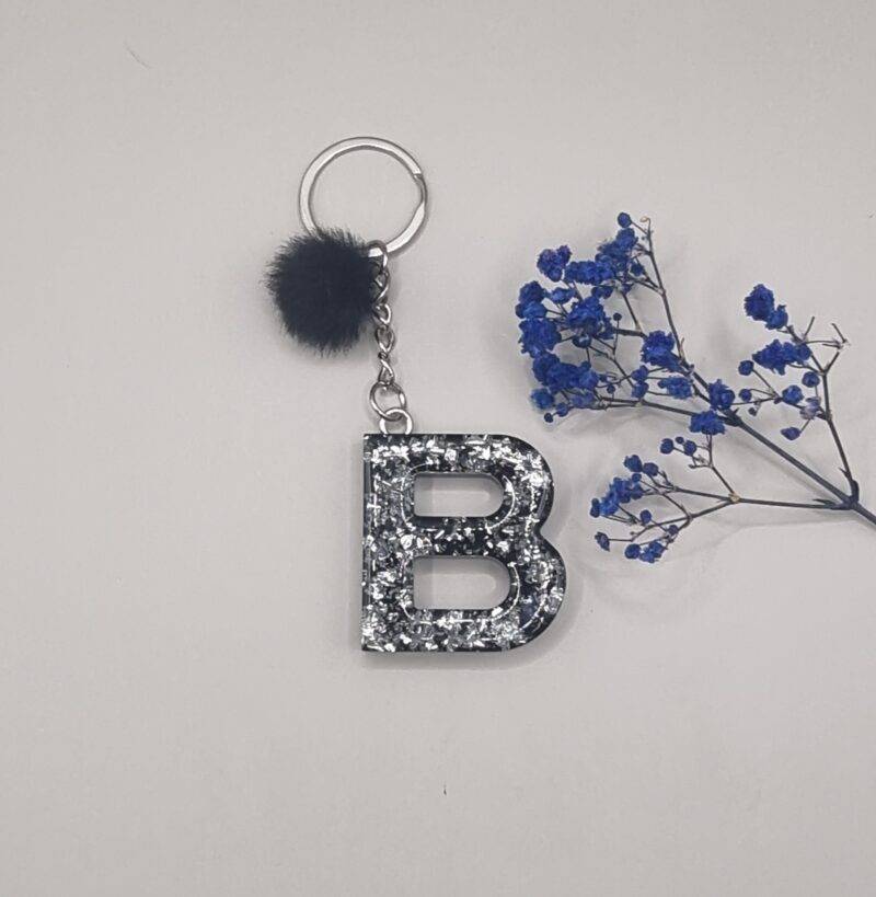 Initial B Keychain
